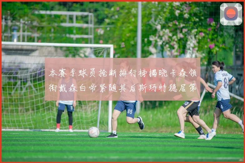 本赛季球员抢断排行榜揭晓卡森领衔戴森白帝紧随其后斯玛特稳居第四